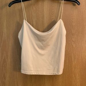 tan tank top size medium